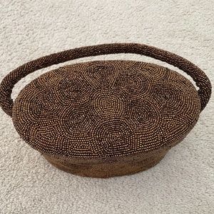 Antique Silk Beaded Purse